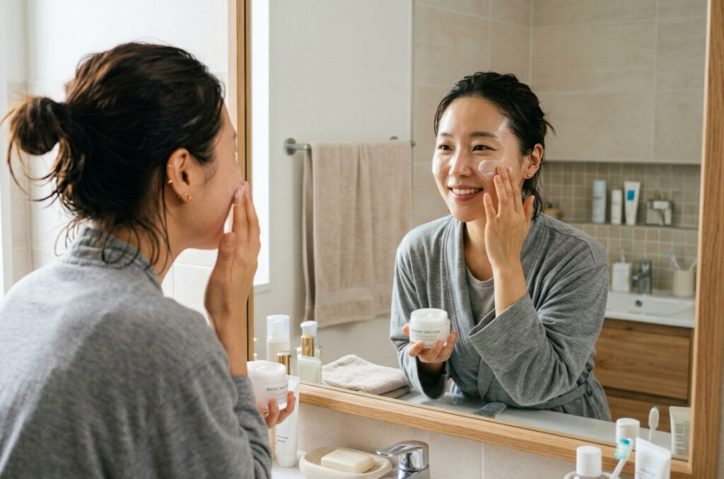 팔자주름 없애기