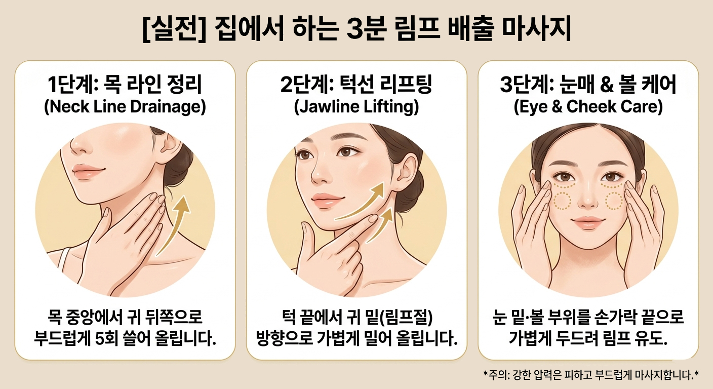 얼굴붓기빼는법찜질