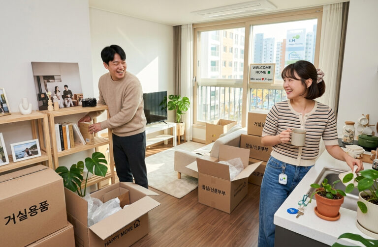 행복주택에 이사온 신혼부부
